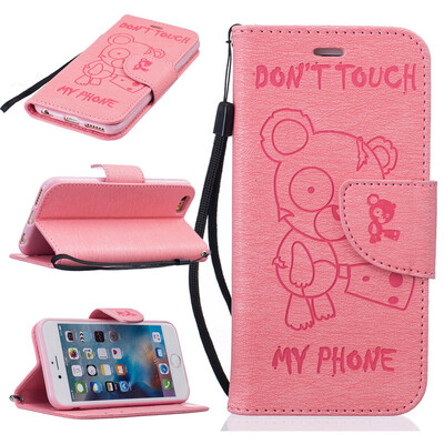 Pink Bear Embossed PU Leather Wallet Case Classic Flip Cover with Stand Function and Credit Card Slot for IPHONE 6/6S
Pink Bear Embossed PU Leather Wallet Case Classic Flip Cover with Stand Function and Credit Card Slot for IPHONE 6/6S