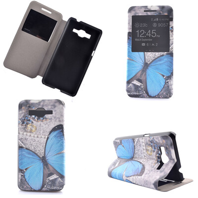 Blue Butterfly Design Кожа PU откидной крышки Кошелек для карты памяти Чехол для Samsung Galaxy Grand Prime G530
Blue Butterfly Design Кожа PU откидной крышки Кошелек для карты памяти Чехол для Samsung Galaxy Grand Prime G530