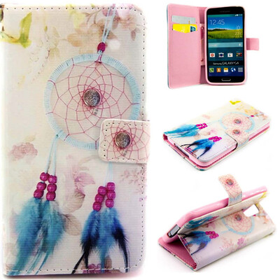 Plumes and chimes Design PU Leather Flip Cover Wallet Card Holder Case for SAMSUNG GALAXY S5
Plumes and chimes Design PU Leather Flip Cover Wallet Card Holder Case for SAMSUNG GALAXY S5