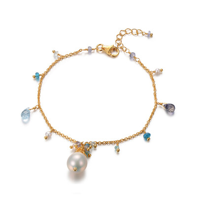 Jingrun pearl graceful 3-9mm freshwater pearl bracelet S925 silver inlaid blue basa white 16cm
Jingrun pearl graceful 3-9mm freshwater pearl bracelet S925 silver inlaid blue basa white 16cm