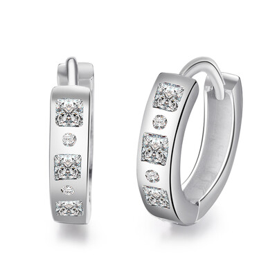 Maltia 925 Sterling Silver Cute Women Hoop Earring