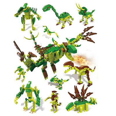 COGO Jurassic Park Dinosaurs Building blocks toy eight toys per set (471 pcs) - model 13008
COGO Jurassic Park Dinosaurs Building blocks toy eight toys per set (471 pcs) - model 13008