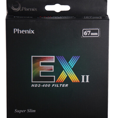 Phenix Filters EXII Series 67mm ND UV ND2-400 Light Reducer Multilayer Coating
Phenix Filters EXII Series 67mm ND UV ND2-400 Light Reducer Multilayer Coating