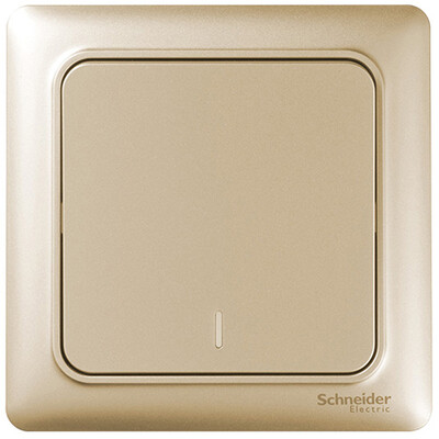 Schneider (Schneider) switch socket switch panel four open dual control switch Rui Yi series of gold
Schneider (Schneider) switch socket switch panel four open dual control switch Rui Yi series of gold