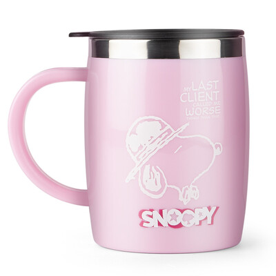Snoop SNOOPY office white collar cup stainless steel leisure couple insulation cup 350ml white SP-N109
Snoop SNOOPY office white collar cup stainless steel leisure couple insulation cup 350ml white SP-N109