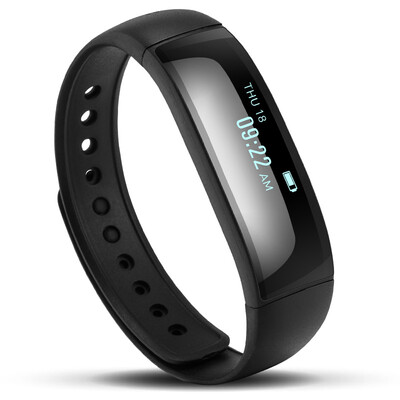 Xiangshan SENSSUN Moving Heart Heart Bracelet Smart Bracelet Call to remind life waterproof fit ios & Andrews skin-friendly black wristband