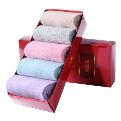 Hengyuan Xiang rabbit wool socks in the tube thickening warm socks national wind jacquard female socks mixed color 5 pairs of equipment
Hengyuan Xiang rabbit wool socks in the tube thickening warm socks national wind jacquard female socks mixed color 5 pairs of equipment