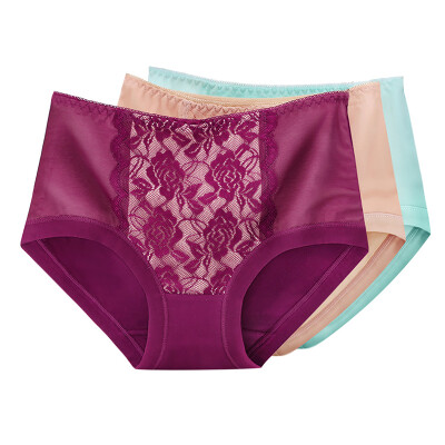 Beautiful&elegant 3 ladies underwear lace waist cotton crotch underwear female autumn&winter paragraph color pink light purple code
Beautiful&elegant 3 ladies underwear lace waist cotton crotch underwear female autumn&winter paragraph color pink light purple code