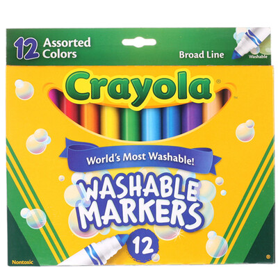 painted children music Crayola DIY children's stationery painting tools 12 color can be washed rough head pen 58-7812
painted children music Crayola DIY children's stationery painting tools 12 color can be washed rough head pen 58-7812