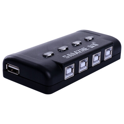 Shanze SAMZHE BL-204W USB printer sharing device 4 into a 4-port USB manual switch more than one computer sharing printer four into a free drive
Shanze SAMZHE BL-204W USB printer sharing device 4 into a 4-port USB manual switch more than one computer sharing printer four into a free drive