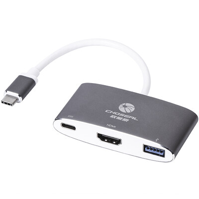 Aurora CHOSEAL USB31TYPEC-C HDMI USB30 Multifunctional converter Aluminum shell Silver gray QD6311
Aurora CHOSEAL USB31TYPEC-C HDMI USB30 Multifunctional converter Aluminum shell Silver gray QD6311