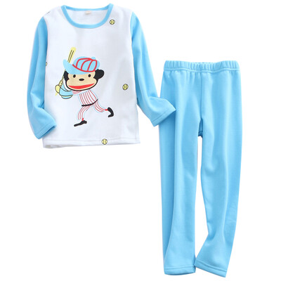 KIDS MAM & DAD) children's warm home clothing suit boys and girls plus velvet thickening underwear suit autumn clothes Qiuku 50937 fruit green 130
KIDS MAM & DAD) children's warm home clothing suit boys and girls plus velvet thickening underwear suit autumn clothes Qiuku 50937 fruit green 130