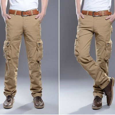 Autumn&Winter Men Multi-pocket Overalls Straight Trousers Sport Uniform Trousers
Autumn&Winter Men Multi-pocket Overalls Straight Trousers Sport Uniform Trousers