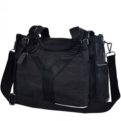 Bean Drums Shoulder Messenger Bag Canvas Men Casual Korean Big Bag Men Bag G00206 Black
Bean Drums Shoulder Messenger Bag Canvas Men Casual Korean Big Bag Men Bag G00206 Black
