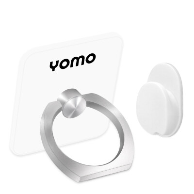 YOMO original illustrator mobile phone ring bracket metal finger buckle bracket anti-lost throwing mobile phone flat bracket for Apple phone Android phone simple white
YOMO original illustrator mobile phone ring bracket metal finger buckle bracket anti-lost throwing mobile phone flat bracket for Apple phone Android phone simple white