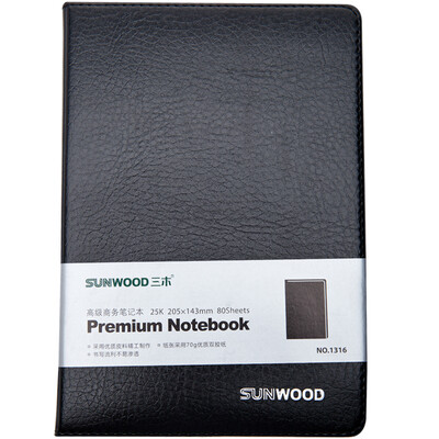 Miki SUNWOOD 1316 senior business leather this notepad meeting this 25K 80 pages black
Miki SUNWOOD 1316 senior business leather this notepad meeting this 25K 80 pages black