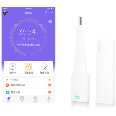 Rods BT-A41 female electronic intelligence based on the body temperature test ovulation pregnancy pregnancy pearl white
Rods BT-A41 female electronic intelligence based on the body temperature test ovulation pregnancy pregnancy pearl white