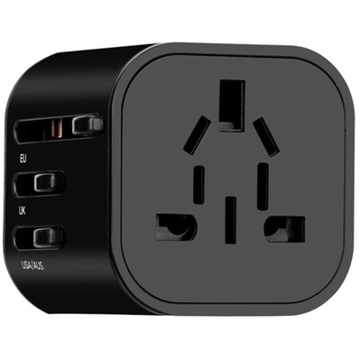 MOMAX MOMAX 1-World multi-function power converter plug multi-function conversion socket AC interface input 100-240V comes with the United States&Australia
MOMAX MOMAX 1-World multi-function power converter plug multi-function conversion socket AC interface input 100-240V comes with the United States&Australia