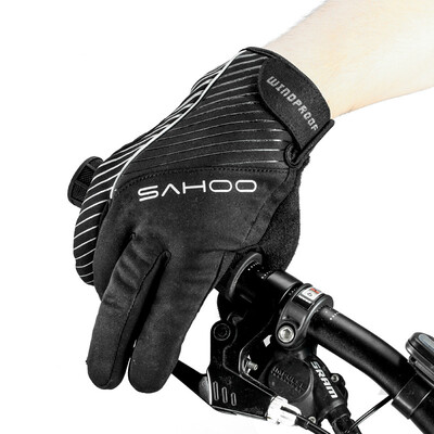SAHOO mountain bike gloves winter windproof warm all fingers gloves long finger gloves riding accessories black M
SAHOO mountain bike gloves winter windproof warm all fingers gloves long finger gloves riding accessories black M