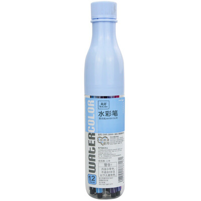 True color (TrueColor) CWP-2600A drift bottle can be washed watercolor pen 12 color blue bottle
True color (TrueColor) CWP-2600A drift bottle can be washed watercolor pen 12 color blue bottle