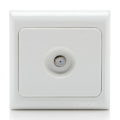 SIMON (симон) J60475 розетка ТВ 61 серии переключатель гнездо 86 типа стальная пластина