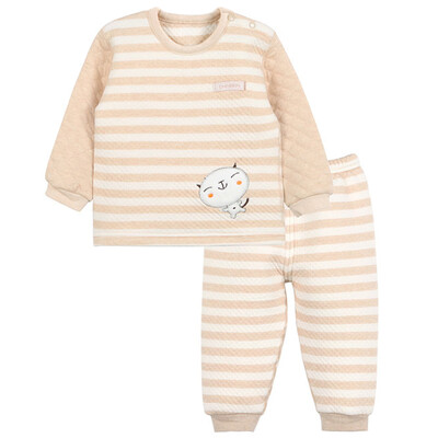 Xin Song baby color cotton warm side shoulder buckle suit newborns autumn and winter warm color cotton underwear jacket pants suit shallow card its kitten D067D66
Xin Song baby color cotton warm side shoulder buckle suit newborns autumn and winter warm color cotton underwear jacket pants suit shallow card its kitten D067D66