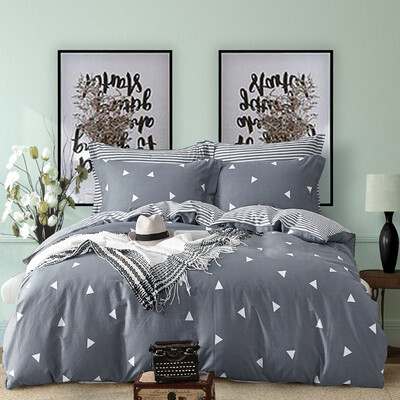 HONGRUI cotton bed set/bed kit (duvet cover/bed sheet/pillow case)