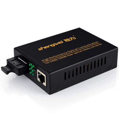 Shengwei FC-212 carrier-class fiber optic transceivers single-mode dual-fiber photoelectric converter network monitoring SC interface Gigabit adaptive optical transceiver 25KM
Shengwei FC-212 carrier-class fiber optic transceivers single-mode dual-fiber photoelectric converter network monitoring SC interface Gigabit adaptive optical transceiver 25KM