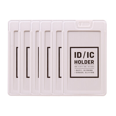 (Deli) 33381 Slide card holder / work permit / employee card horizontal six loaded white
(Deli) 33381 Slide card holder / work permit / employee card horizontal six loaded white