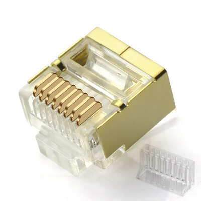 CNCOB CN-TC5ST5-23ABA09 six types of two-piece two-piece short-body full gold-plated copper shield network flat crystal head RJ45 short body 8P8C 30 bag
CNCOB CN-TC5ST5-23ABA09 six types of two-piece two-piece short-body full gold-plated copper shield network flat crystal head RJ45 short body 8P8C 30 bag