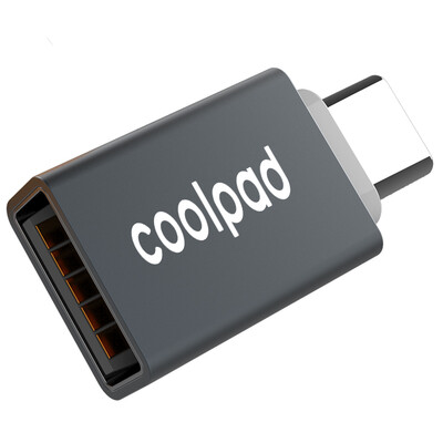 Coolpad original type-C OTG adapter USB3.0 mobile phone tablet computer reader U disk space gray
Coolpad original type-C OTG adapter USB3.0 mobile phone tablet computer reader U disk space gray