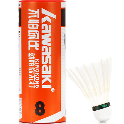 Kawasaki KAWASAKI three-stage badminton small King Kong 8 test play 3 loaded with stable and lightweight 77 speed
Kawasaki KAWASAKI three-stage badminton small King Kong 8 test play 3 loaded with stable and lightweight 77 speed