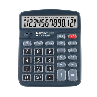 COMIX) C-898 large Taiwan Shu as the voice king calculator 12 new and old packaging random delivery
COMIX) C-898 large Taiwan Shu as the voice king calculator 12 new and old packaging random delivery