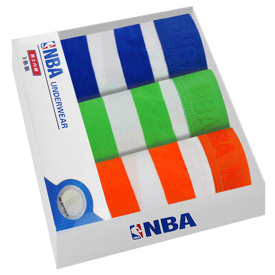 NBA men&39s underwear cotton flat underwear fashion wide&soft&comfortable breathable striped underwear 3 gift box
NBA men&39s underwear cotton flat underwear fashion wide&soft&comfortable breathable striped underwear 3 gift box