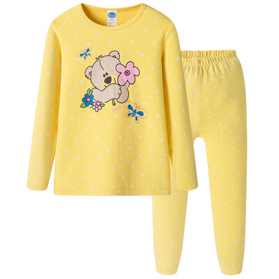 Three guns Ditz girls children's goose yellow butterfly thick skin moisturizing cotton round neck underwear sets 29208D0 goose yellow butterfly 130
Three guns Ditz girls children's goose yellow butterfly thick skin moisturizing cotton round neck underwear sets 29208D0 goose yellow butterfly 130