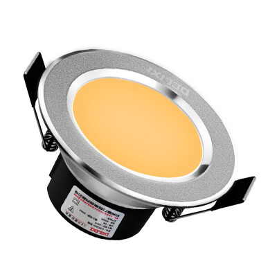 Jingdong supermarket Delixi DELIXI LED downlight sand silver 3W cold white light hole 65-8 cm
Jingdong supermarket Delixi DELIXI LED downlight sand silver 3W cold white light hole 65-8 cm