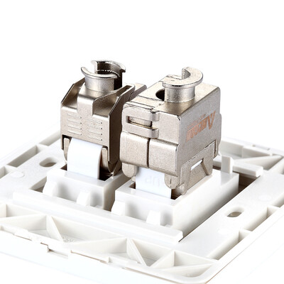 AMPCOM (AMPCOM) network module to avoid engineering grade gold-plated super five network cable connector white
AMPCOM (AMPCOM) network module to avoid engineering grade gold-plated super five network cable connector white