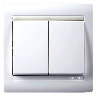 Simon Electric (simon) N51022B double open double control 55 series 86 with fluorescent key switch socket (elegant white)
Simon Electric (simon) N51022B double open double control 55 series 86 with fluorescent key switch socket (elegant white)