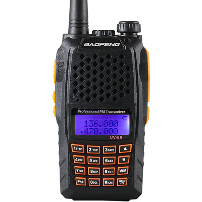 BAOFENG UV-6R цифровая двухдиапазонная двухступенчатая коммерческая поддержка для гражданского радио FM
BAOFENG UV-6R цифровая двухдиапазонная двухступенчатая коммерческая поддержка для гражданского радио FM