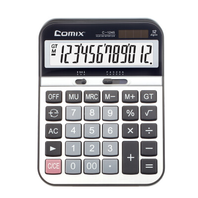 COMIX) C-1245 large comfortable button calculator 12 new and old packaging random delivery
COMIX) C-1245 large comfortable button calculator 12 new and old packaging random delivery