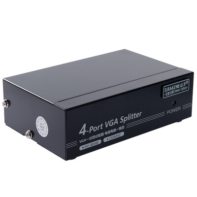 Shanze SAMZHE HV-804W VGA splitter 4 port 250MHZ into the four high-definition video divider one four computer TV 1 minute 41 drag 4 divider
Shanze SAMZHE HV-804W VGA splitter 4 port 250MHZ into the four high-definition video divider one four computer TV 1 minute 41 drag 4 divider
