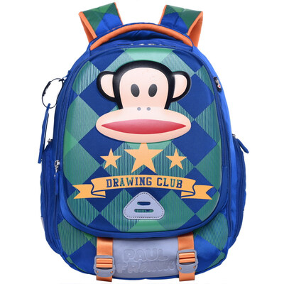 Mouth monkey Paul Frank children&39s school bag primary school student bag male leisure simple fashion backpack bag PKY2086A treasure blue
Mouth monkey Paul Frank children&39s school bag primary school student bag male leisure simple fashion backpack bag PKY2086A treasure blue