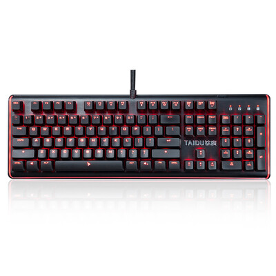 Из титана (Taidu) смарт-игровой механические клавиатуры Black Cherry Symphony Normal Яркие серебряные RGB огни вал ключ 104
Из титана (Taidu) смарт-игровой механические клавиатуры Black Cherry Symphony Normal Яркие серебряные RGB огни вал ключ 104
