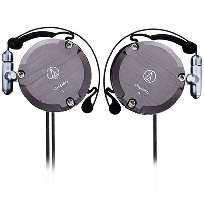 Iron-angle audio-technica ATH-EM7X re-engraved ear hanging headset sports hanging ear-style gray
Iron-angle audio-technica ATH-EM7X re-engraved ear hanging headset sports hanging ear-style gray