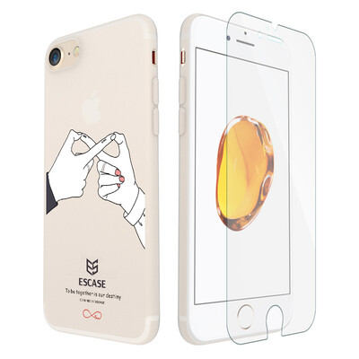 Shell film set ESCASE iPhone8 7 mobile phone case protective cover cartoon relief series to send the film for Apple 8 7plus mobile phone heart line life
Shell film set ESCASE iPhone8 7 mobile phone case protective cover cartoon relief series to send the film for Apple 8 7plus mobile phone heart line life