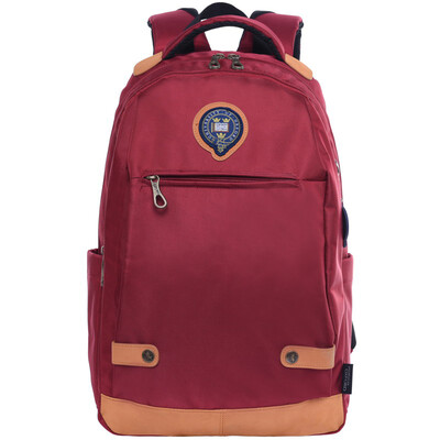 Oxford University (UNIVERSITY OF OXFORD) bag light simple simple casual shoulder bag primary school student bag X367B red 
Oxford University (UNIVERSITY OF OXFORD) bag light simple simple casual shoulder bag primary school student bag X367B red