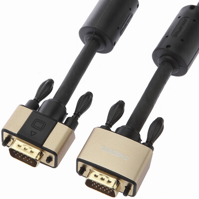 Aurora CHOSEAL HD VGA cable VGA computer cable with magnetic ring projector display cable pure copper 3 6 earth Hao gold series 2 meters DH519T2
Aurora CHOSEAL HD VGA cable VGA computer cable with magnetic ring projector display cable pure copper 3 6 earth Hao gold series 2 meters DH519T2