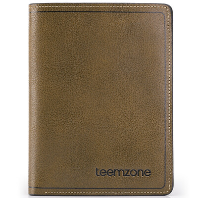 Teemzone men's leather wallet soft first layer cowhide men's wallet business casual fashion money card bag Q025 cross section brown plus leaf
Teemzone men's leather wallet soft first layer cowhide men's wallet business casual fashion money card bag Q025 cross section brown plus leaf