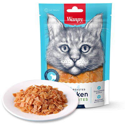 Naughty Wanpy export loaded self-contained pet food snacks cat snacks cat meat dry heart-shaped chicken cod cod sushi 80g
Naughty Wanpy export loaded self-contained pet food snacks cat snacks cat meat dry heart-shaped chicken cod cod sushi 80g