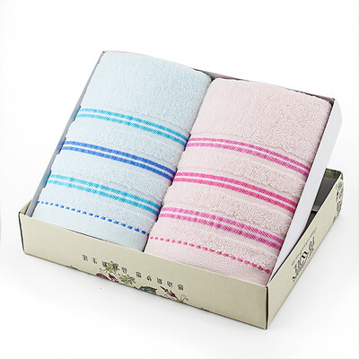 Jinhe Home Towel Housewife Plain Stripe Towel Two Dress Gift Box Blue Pink 70g Article 33 70CM JH07-10F
Jinhe Home Towel Housewife Plain Stripe Towel Two Dress Gift Box Blue Pink 70g Article 33 70CM JH07-10F
